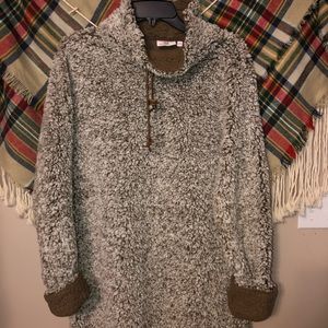 Sherpa Cowl-neck Tunic!